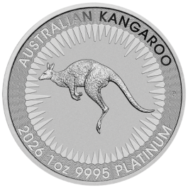 2026 1 oz Australian Platinum Kangaroo Coin