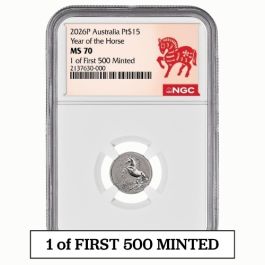 Buy 2026 NGC MS-70 1 of First 500 Minted 1/10 oz Year of the Horse