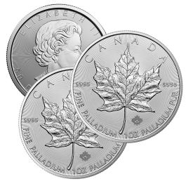 1 oz Palladium Maple Leaf