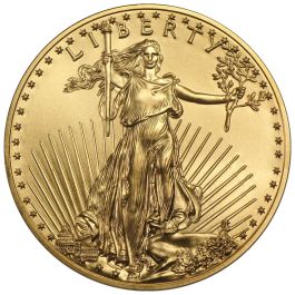 1/2 oz American Gold Eagle Coin BU - Random Year
