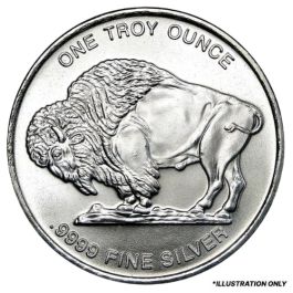 1 oz Silver Buffalo Round - Random Mint