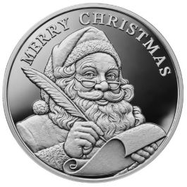 Silver Rouid Buy 2026 1 oz Santa's List Silver Round | SD Bullion
