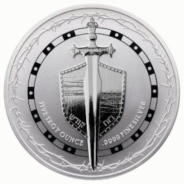 Buy 2026 5 oz Sword of Truth High Relief Silver Coin | SD Bullion