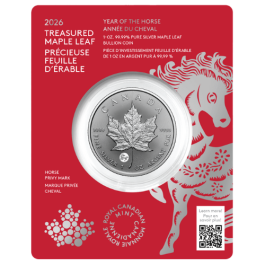 Buy 2026 1 oz Canadian Silver Maple Leaf Coin – Year of the Horse