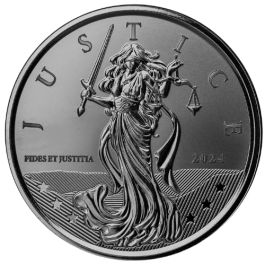 2024 1 oz Lady Justice Silver Coin