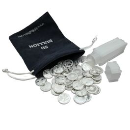 Mini Stacker Bag - 50 x 1/10 oz SD Bullion Silver Freedom Rounds