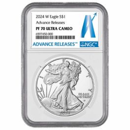Buy 2024-W NGC PF-70 Advance Releases American Silver Eagle Proof