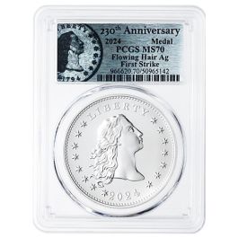 Buy 2024 PCGS MS-70 First Strike 1 oz US 230th Anniversary Flowing