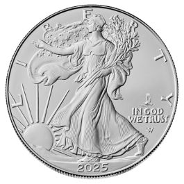 2025-(P) Eagle Privy 1 oz American Silver Eagle Coin BU