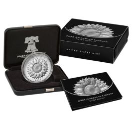 2025-P US Mint 1 oz American Liberty - Sunflower Silver Proof Medal