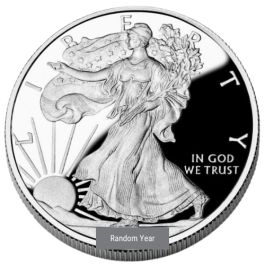 1 oz American Silver Eagle Proof Coin (In Capsules Only) - Random Year