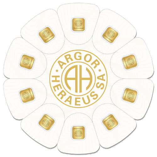 Argor-Heraeus GoldSeed 10x1 gram Gold Bar