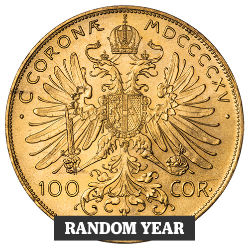 100 Corona Austrian Gold Coin BU (Restrike) - Random Year