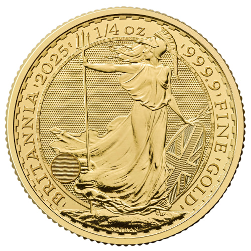 2025 1/4 oz Gold Britannia Coin BU