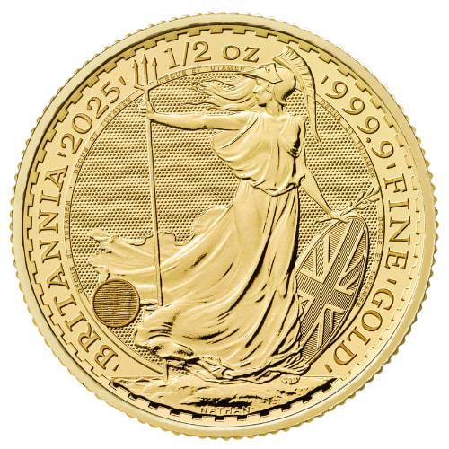 2025 1/2 oz Gold Britannia Coin BU