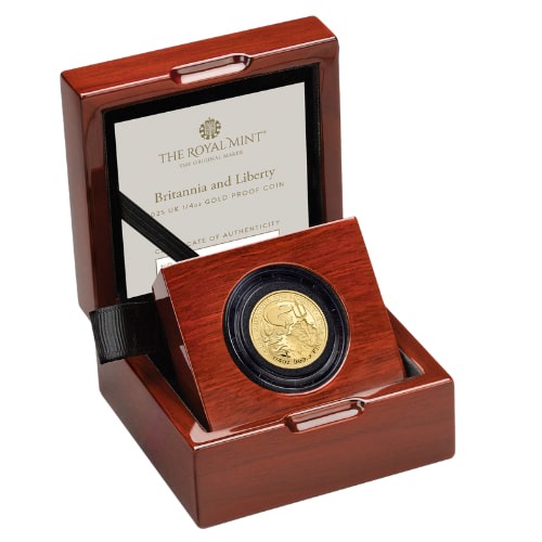 2025 1/4 oz British Gold Britannia and Liberty Proof Coin
