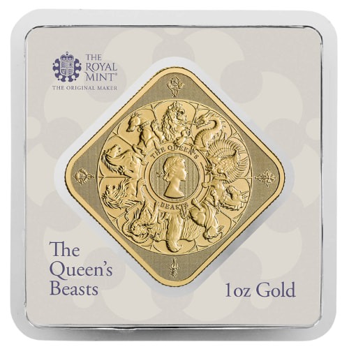 1 oz The Queen's Beast Completer Gold Bar