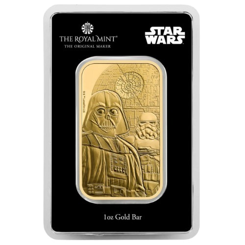1 oz Dark Side Gold Bar - Star Wars™ Collection