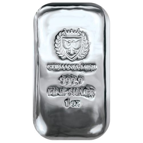 1 oz Germania Mint Silver Bar