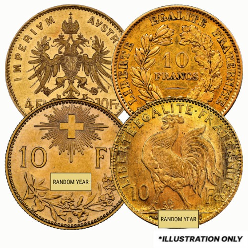 10 Franc Gold Coin Avg Circulated - Random Year