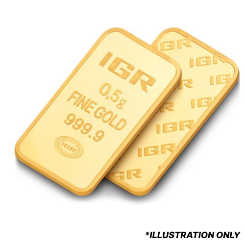 1/2 Gram Gold Bar - Design Our Choice