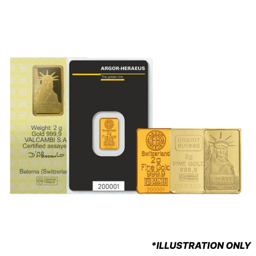 2 Gram Gold Bar - Design Our Choice