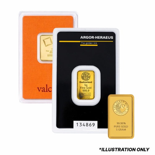 5 Gram Gold Bar - Design Our Choice