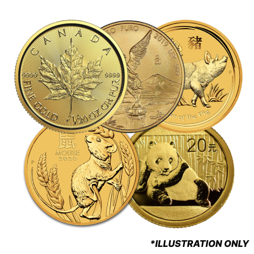 1/20 oz Gold Coins - Design Our Choice