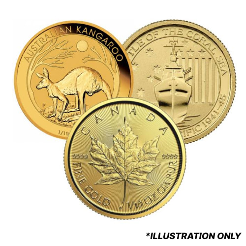 1/10 oz Gold Coins - Design Our Choice