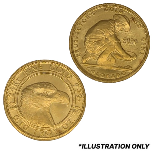 1/10 oz Gold Round - Design Our Choice