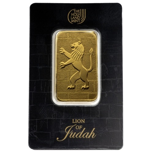1 oz Lion of Judah Gold Bar In Assay