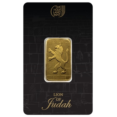 10-gram Lion of Judah Gold Bar In Assay