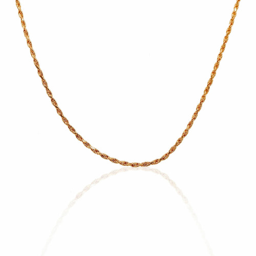 17 cm Nebü 22K Gold Bullion Rope Chain Bracelet