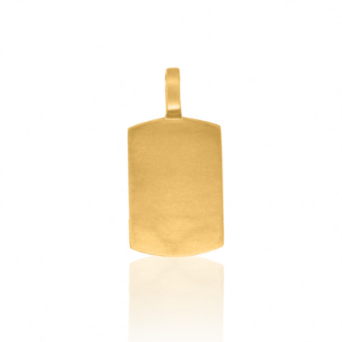 9.7g Nebü 24k Gold Dogtag Pendant