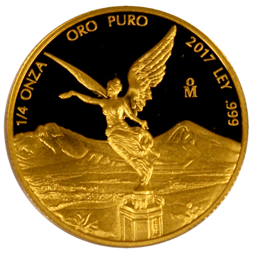 2017 Mexican Gold Libertad Proof Coin 1/4 oz