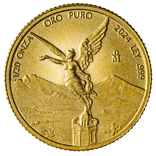 2024 1/20 oz Mexican Gold Libertad Coin BU