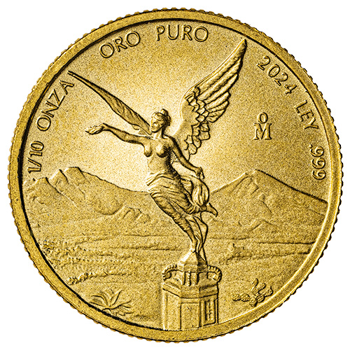 2024 1/10 oz Mexican Gold Libertad Coin BU