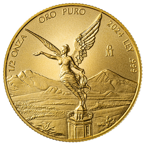 2024 1/2 oz Mexican Gold Libertad Coin BU