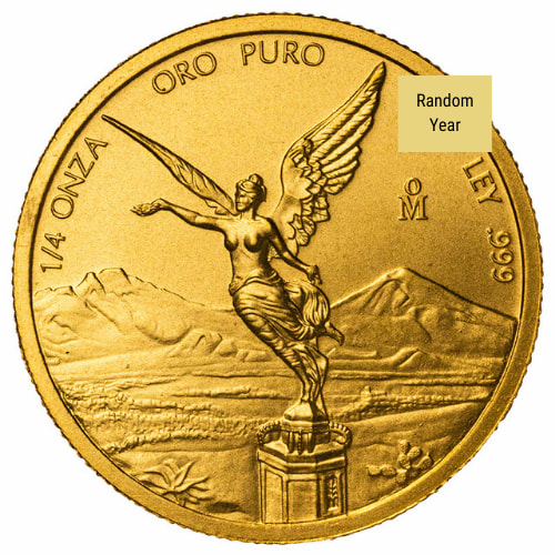 1/4 oz Mexican Gold Libertad Coin - Random Year