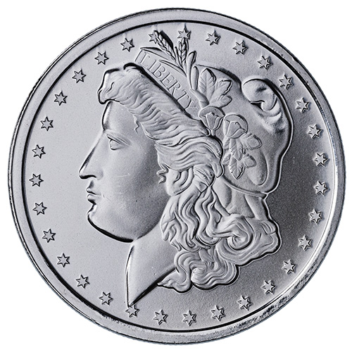 1 oz Morgan Silver Round