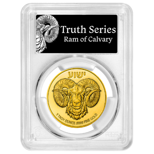 2024 PCGS PR-70 First Strike 1 oz Ram of Calvary Proof Gold Coin