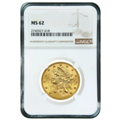 ★激レア★JubileeHead★NGC鑑定/MS62+★1SOV Buy $10 MS-62 Liberty Gold Eagle Coin (NGC or PCGS) - Random Year