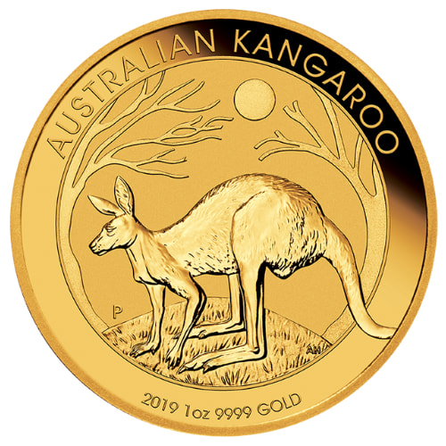2019 Australian Kangaroo Gold Coin 1 oz
