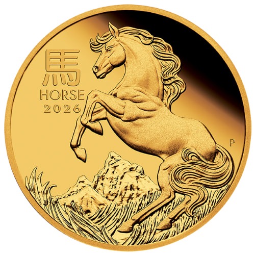 2026 1 oz Year of the Horse Gold Proof Coin – Lunar Series III