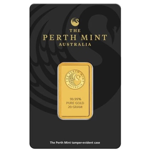 20 Gram Perth Mint Gold Bar - in Assay
