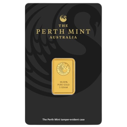 5 Gram Perth Mint Gold Bar - in Assay