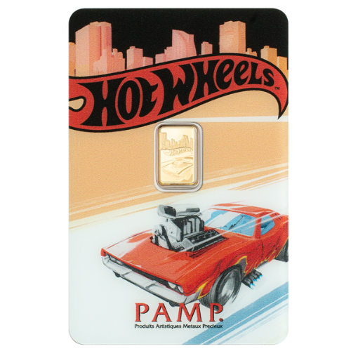 1 Gram Race to Win Hot Wheels™ Gold Bar