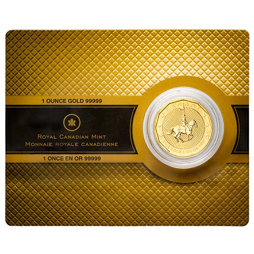 2011 1 oz Canadian Mountie .99999 Gold Coin