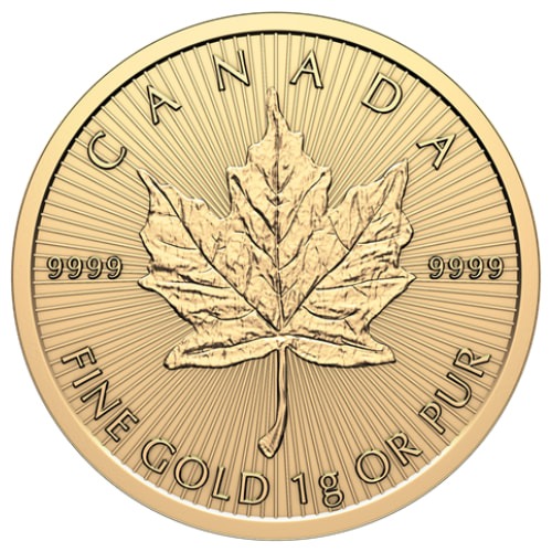 2025 1 Gram Canadian Gold Maplegram25™ Coin