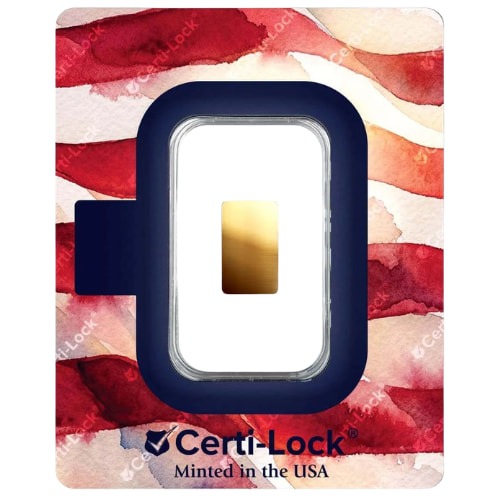Buy 1/100th oz 250th Anniversary USA Gold Bar | SD Bullion